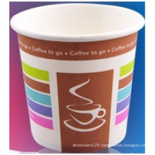 Disposable 8 Ounces Single Cup, Hot Drink Cup Print Logo